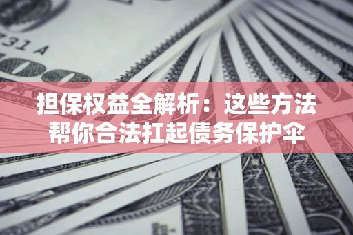 武汉担保权益全解析：这些方法帮你合法扛起债务保护伞