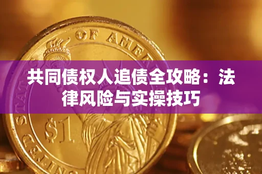 武汉共同债权人追债全攻略：法律风险与实操技巧