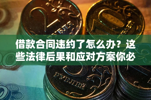 武汉借款合同违约了怎么办？这些法律后果和应对方案你必须知道