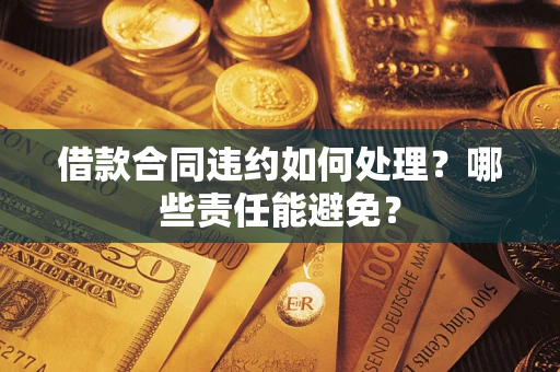 武汉借款合同违约如何处理？哪些责任能避免？