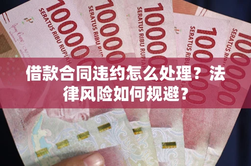 武汉借款合同违约怎么处理？法律风险如何规避？