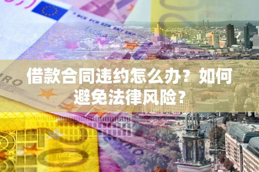 武汉借款合同违约怎么办？如何避免法律风险？